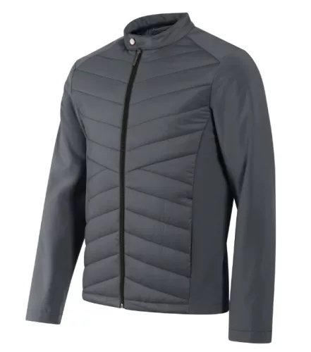 Malfini Premium Cross - Steppelt és softshell anyag kombinációjából készült hibrid férfi kabát - Világos anthracit - L
