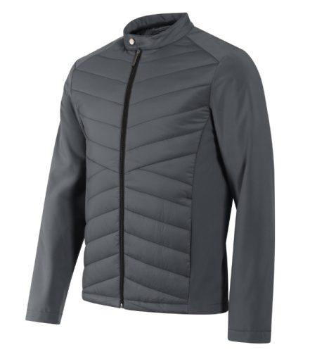 Malfini Premium Cross - Steppelt és softshell anyag kombinációjából készült hibrid férfi kabát - Világos anthracit - 2XL