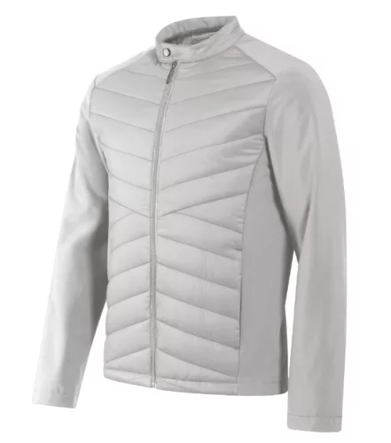Malfini Premium Cross - Steppelt és softshell anyag kombinációjából készült hibrid férfi kabát - Ezüstszürke - XL