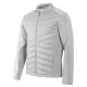 Malfini Premium Cross - Steppelt és softshell anyag kombinációjából készült hibrid férfi kabát - Ezüstszürke - XL