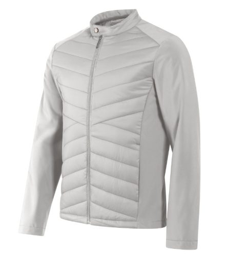 Malfini Premium Cross - Steppelt és softshell anyag kombinációjából készült hibrid férfi kabát - Ezüstszürke - 2XL