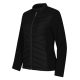 Malfini Premium Cross - Karcsúsított, steppelt és softshell anyag kombinációjából készült hibrid női kabát - Fekete - L