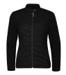 Malfini Premium Cross - Karcsúsított, steppelt és softshell anyag kombinációjából készült hibrid női kabát - Fekete - 2XL