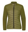 Malfini Premium Cross - Karcsúsított, steppelt és softshell anyag kombinációjából készült hibrid női kabát - Avokádózöld - M
