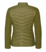 Malfini Premium Cross - Karcsúsított, steppelt és softshell anyag kombinációjából készült hibrid női kabát - Avokádózöld - L