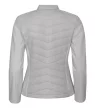Malfini Premium Cross - Karcsúsított, steppelt és softshell anyag kombinációjából készült hibrid női kabát - Ezüstszürke - S