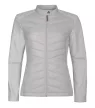 Malfini Premium Cross - Karcsúsított, steppelt és softshell anyag kombinációjából készült hibrid női kabát - Ezüstszürke - M