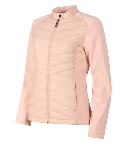 Malfini Premium Cross - Karcsúsított, steppelt és softshell anyag kombinációjából készült hibrid női kabát - Cameo - 2XL