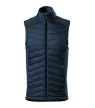 Malfini Premium Cross - Steppelt és softshell anyag kombinációjából készült hibrid férfi mellény - Tengerészkék - L