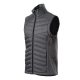 Malfini Premium Cross - Steppelt és softshell anyag kombinációjából készült hibrid férfi mellény - Világos anthracit - 2XL