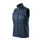 Malfini Premium Cross - Karcsúsított, steppelt és softshell anyag kombinációjából készült hibrid női mellény - Tengerészkék - S