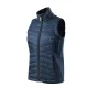 Malfini Premium Cross - Karcsúsított, steppelt és softshell anyag kombinációjából készült hibrid női mellény - Tengerészkék - M