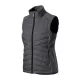 Malfini Premium Cross - Karcsúsított, steppelt és softshell anyag kombinációjából készült hibrid női mellény - Világos anthracit - 2XL