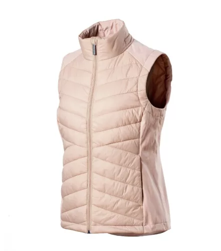 Malfini Premium Cross - Karcsúsított, steppelt és softshell anyag kombinációjából készült hibrid női mellény - Cameo - XS