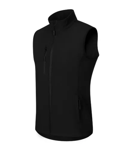 Malfini Trail - 2-régetű softshell férfi mellény - Fekete - 4XL