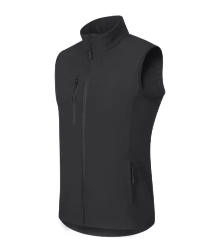 Malfini Trail - 2-régetű softshell férfi mellény - Ébenszürke - 4XL