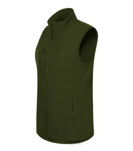 Malfini Trail - 2-régetű softshell női mellény - Military - L