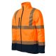 Rimeck HV Drop - Vízálló, lélegző, fluoreszkáló anyagú softshell unisex kabát - Fluoreszkáló narancssárga - 4XL