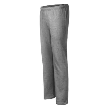  Malfini Comfort - Nyitott szárú, zsebes gyerek nadrág - Sötétszürke melírozott - 158 cm/12 éves