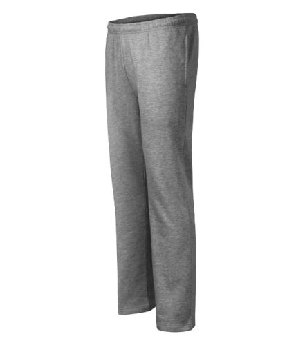 Malfini Comfort - Nyitott szárú, zsebes férfi nadrág - Sötétszürke melírozott - 3XL