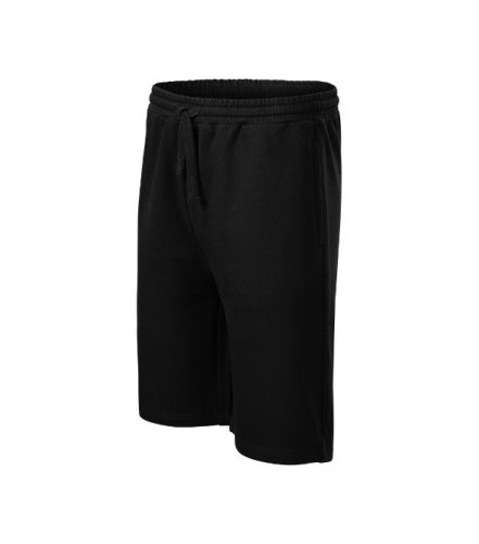 Malfini Comfy - Futter, nem bolyhos belsős, rejtett zsebes férfi rövidnadrág - Fekete - S