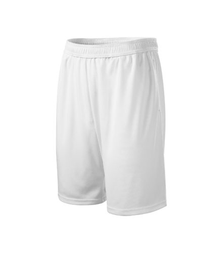 Malfini Miles - 100 % micropolyészter, oldalsó zsebes férfi rövidnadrág - Fehér - 3XL