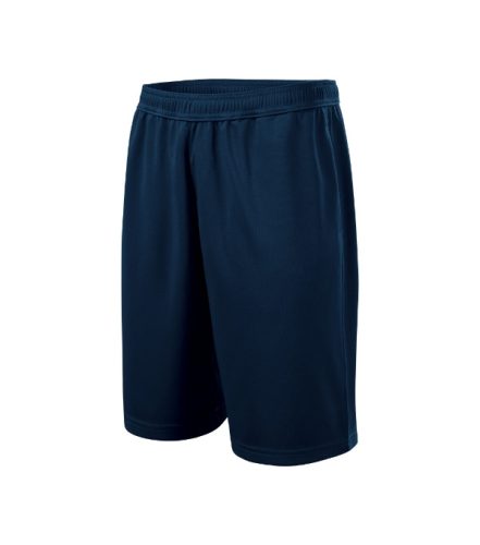 Malfini Miles - 100 % micropolyészter, oldalsó zsebes férfi rövidnadrág - Tengerészkék - 3XL