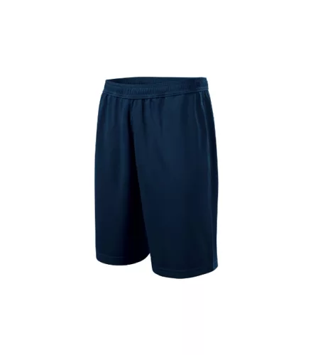 Malfini Miles - 100 % micropolyészter, oldalsó zsebes gyerek rövidnadrág - Tengerészkék - 146 cm/10 éves
