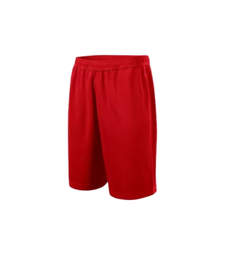 Malfini Miles - 100 % micropolyészter, oldalsó zsebes gyerek rövidnadrág - Piros - 122 cm/6 éves