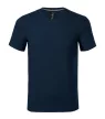 Malfini Prémium Action V-neck - Sztreccs anyagú, V nyakú férfi póló - Tengerészkék - S