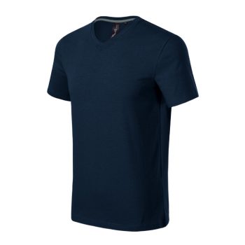   Malfini Prémium Action V-neck - Sztreccs anyagú, V nyakú férfi póló - Tengerészkék - 2XL