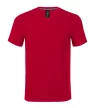 Malfini Prémium Action V-neck - Sztreccs anyagú, V nyakú férfi póló - F1 piros - L