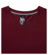 Malfini Prémium Action V-neck - Sztreccs anyagú, V nyakú férfi póló - Garnet - L