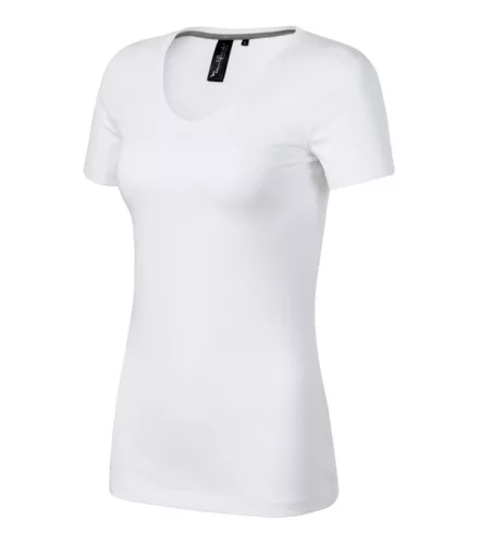 Malfini Prémium Action V-neck - Sztreccs anyagú, V nyakú női póló - Fehér - XL