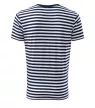 Malfini Sailor - Tengerészcsíkos unisex póló - Tengerészkék/Fehér - XS