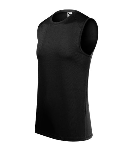 Malfini Breeze - 100 % poliészter férfi atléta - Fekete - L