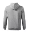 Malfini Break (GRS) - Futter (nem bolyhos) belsős, kenguru zsebes  férfi pulóver - Gray melange (Limitált) - 2XL
