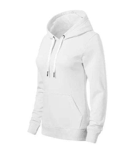 Malfini Break (GRS) - Futter (nem bolyhos) belsős, kenguru zsebes  női pulóver - Fehér - M