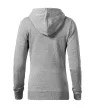 Malfini Break (GRS) - Futter (nem bolyhos) belsős, kenguru zsebes  női pulóver - Gray melange (Limitált) - XL