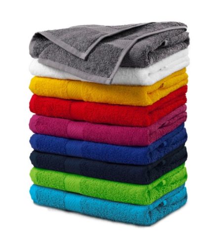 Malfini Terry Towel - Magas grammsúlyú, 100 % pamut törülköző - Üvegzöld - 50 x 100 cm