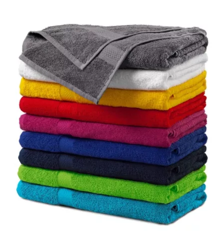 Malfini Terry Towel - Magas grammsúlyú, 100 % pamut fürdőlepedő - Almazöld - 70 x 140 cm