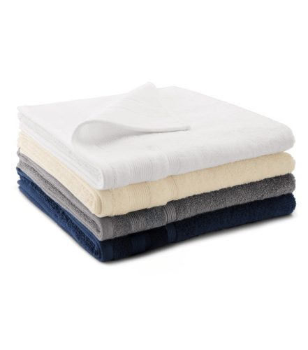 Malfini Organic (GOTS) - 100 % organikus pamut fürdőlepedő - Antik ezüst - 70 x 140 cm