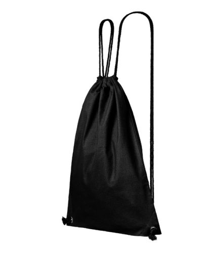 Malfini Easygo - Közepes grammsúlyú, 100 % pamut unisex tornazsák - Fekete