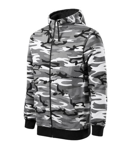 Malfini Camo Zipper férfi pulóver