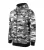 Malfini Camo Zipper - Bolyhos belsős, cipzáras férfi pulóver - Szürke terepszín - M