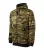 Malfini Camo Zipper - Bolyhos belsős, cipzáras férfi pulóver - Barna terepszín - S