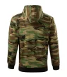Malfini Camo Zipper - Bolyhos belsős, cipzáras férfi pulóver - Barna terepszín - 2XL