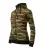 Malfini Camo Zipper - Bolyhos belsős, cipzáras női pulóver - Barna terepszín - XL