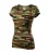 Malfini Camo Pure - Íves szabású női póló - Barna terepszín - M