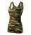 Malfini Camo Triumph - Sztreccs anyagú női atléta - Barna terepszín - XS